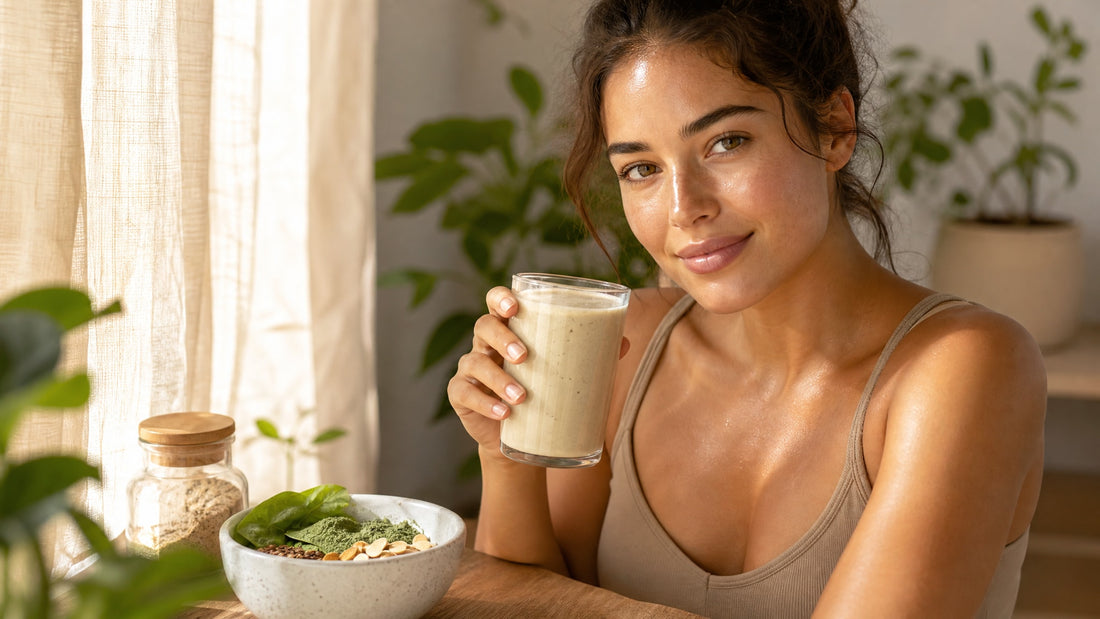 Proteína Vegana con Colágeno para Piel Radiante y Glow