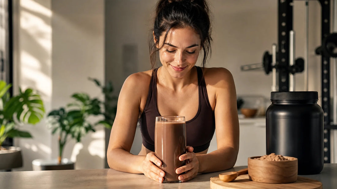 Proteína Vegana Sabor Chocolate para Mujeres